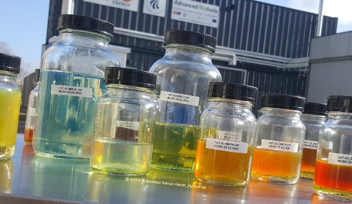 Biofuels from HTL oil 