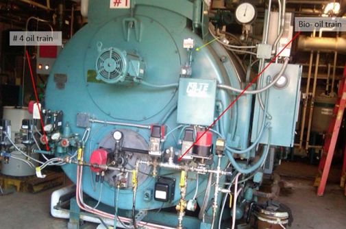 Stand-alone pyrolysis oil boiler Memorial Hospital in New Hampshire (Pyne 37)